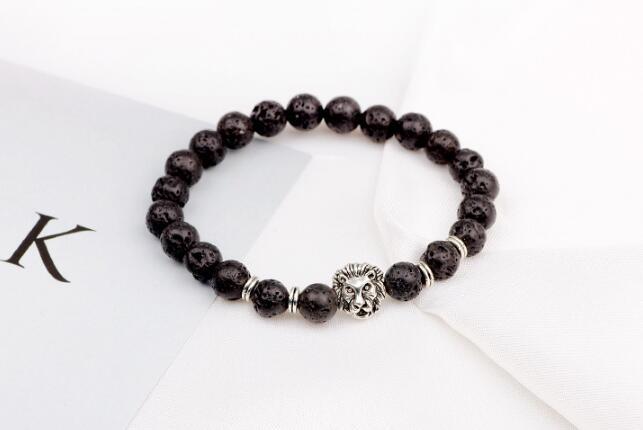 Majestic Beaded Lion Bracelet