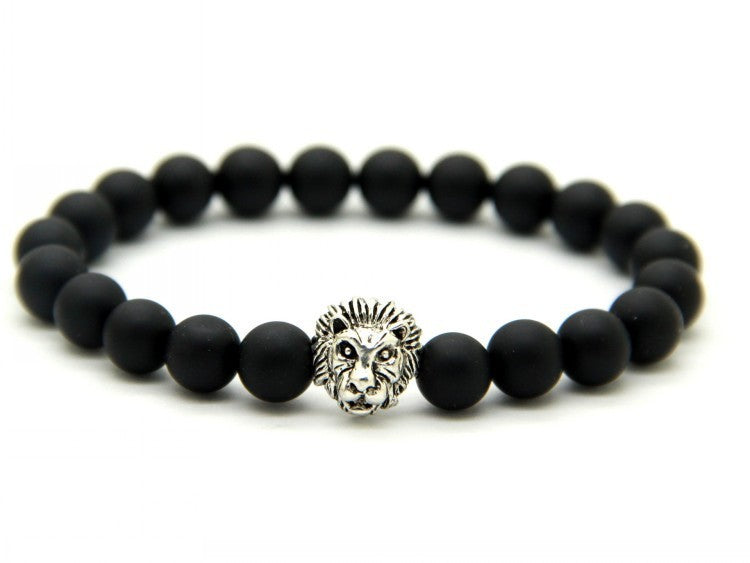 Majestic Beaded Lion Bracelet