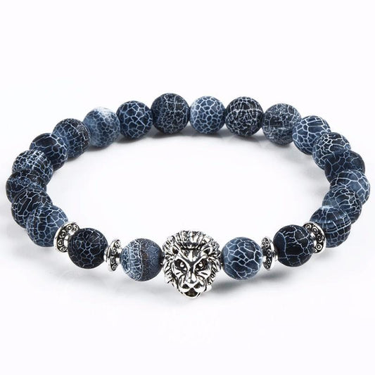 Majestic Beaded Lion Bracelet